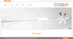 Desktop Screenshot of conex-gmbh.com